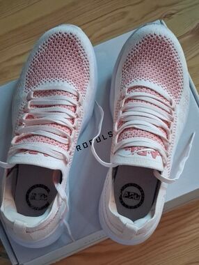 APL Women's Pink Knit Lace-Up Sneakers